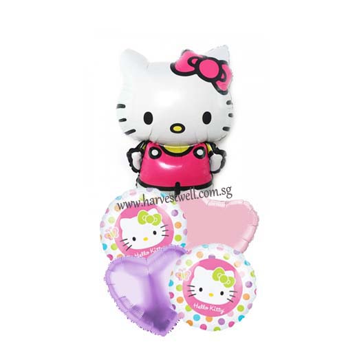 Hello Kitty Party Balloon Bouquet